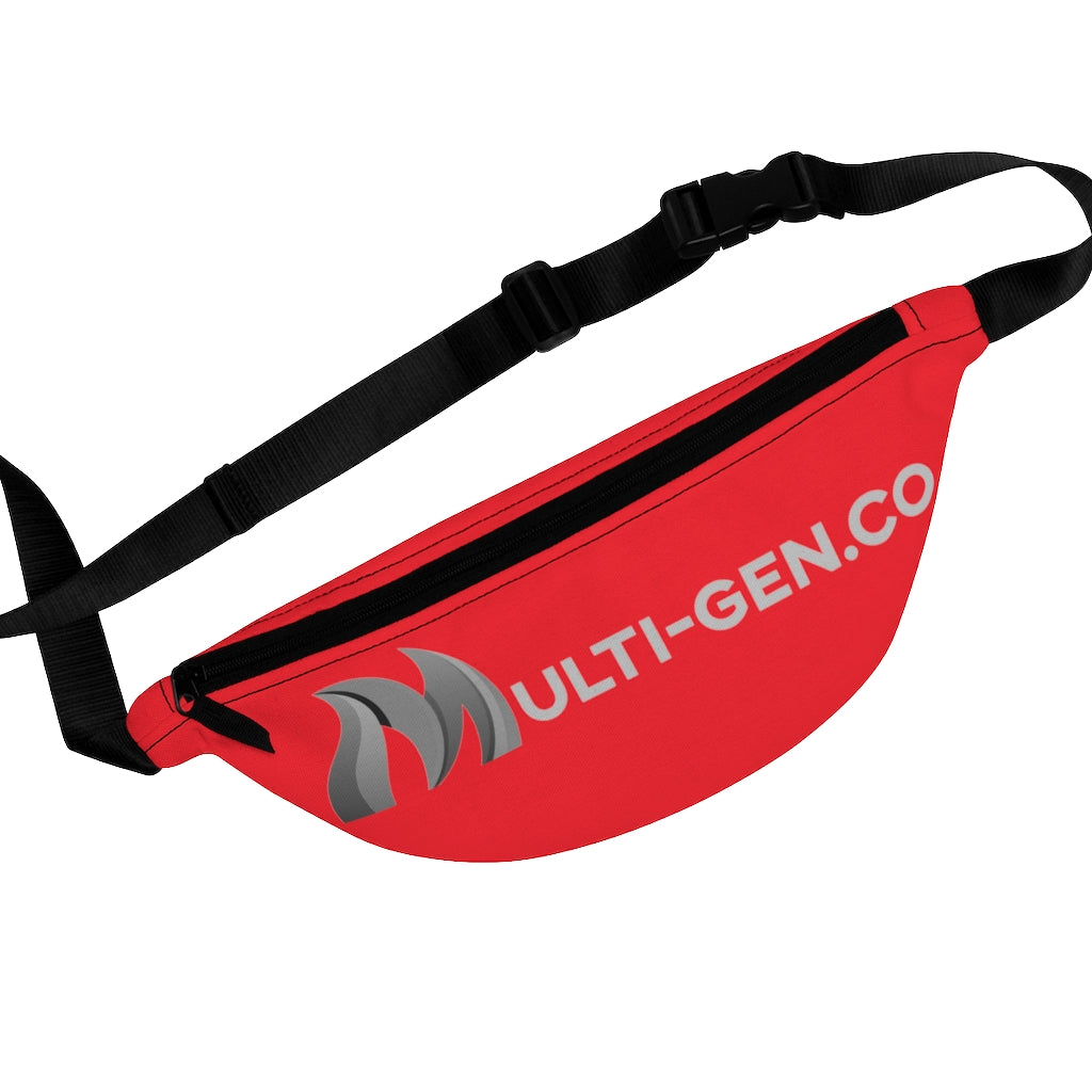 Multi-Gen.Co Crossbody Bag and Fanny Pack in Red