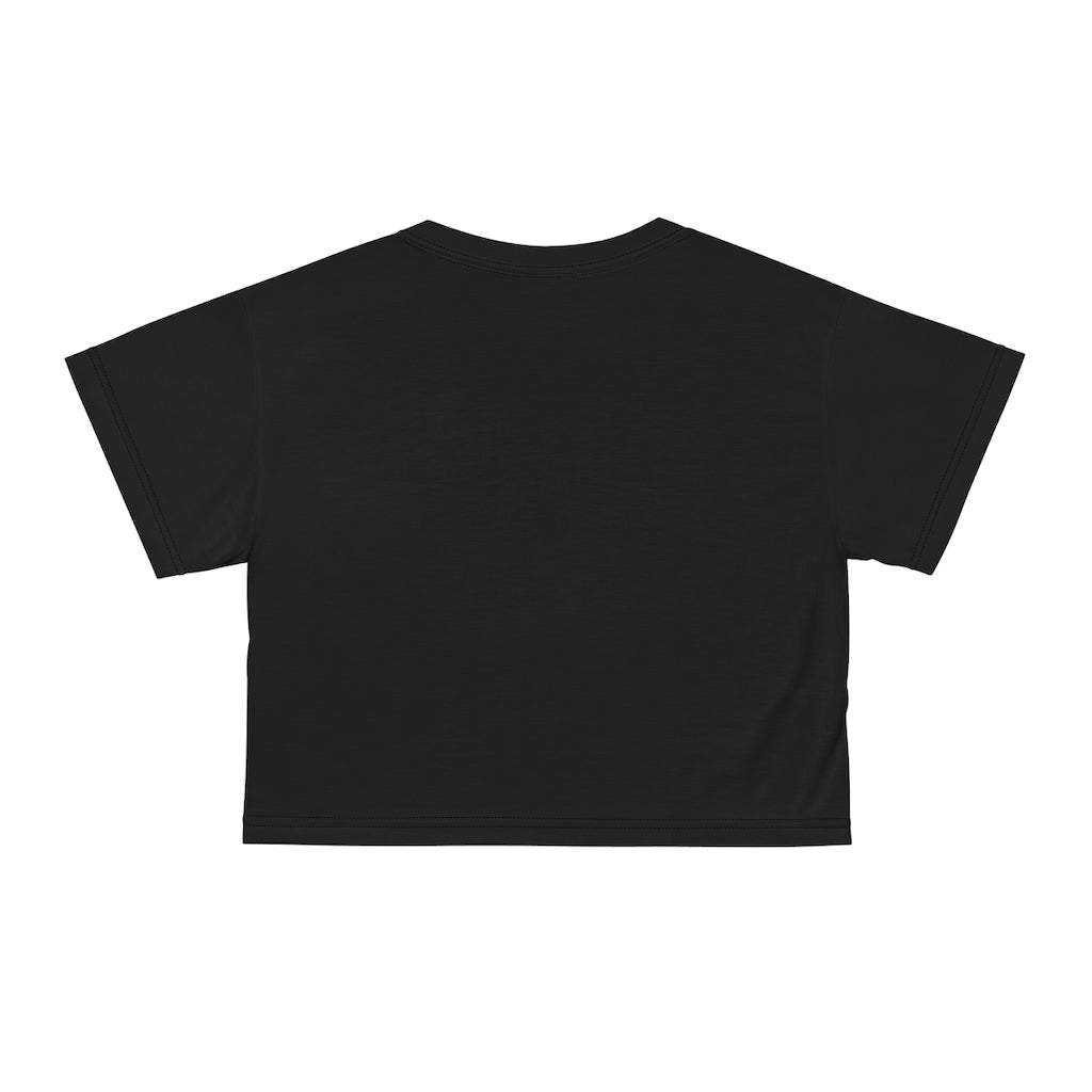 Black and Gold Multi-Gen.Co Cropped Tee