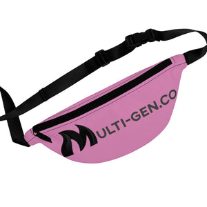 Multi-Gen.Co Fanny Pack in Light Pink and Black